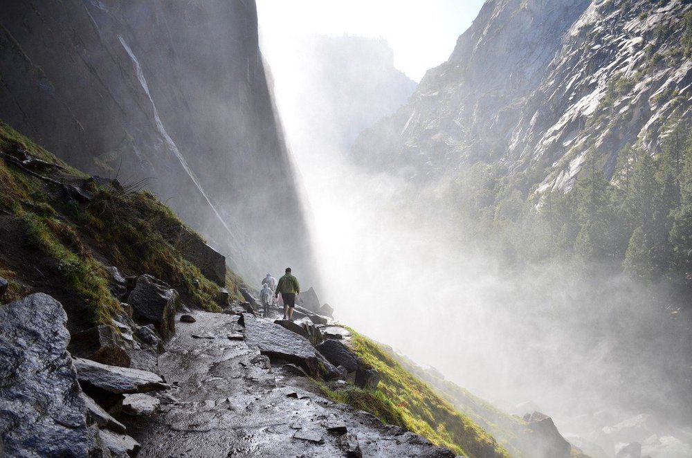 Mist Trail to Vernal Fall Yosemite