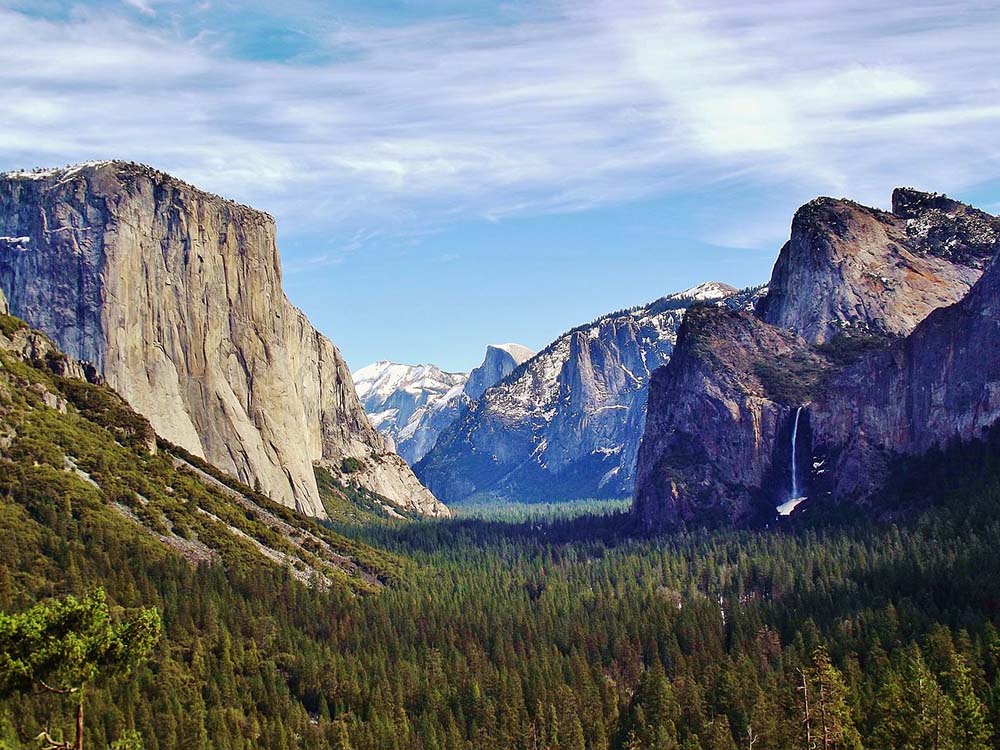 Yosemite Valley from Tunnel View in the winter - Mark J. Miller