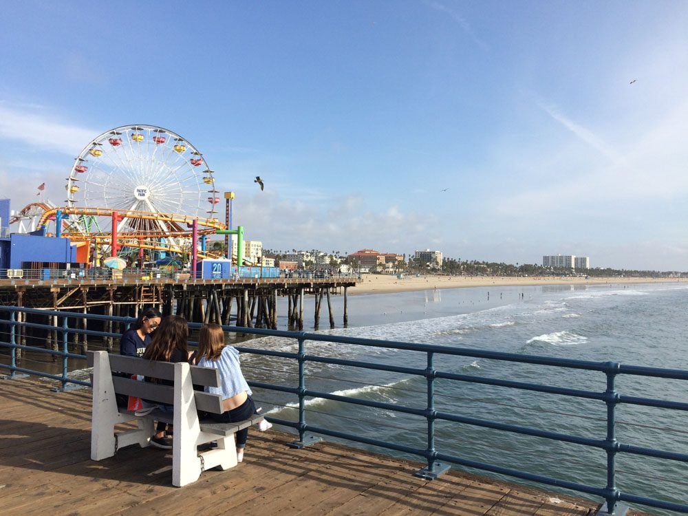 santa monica pier california