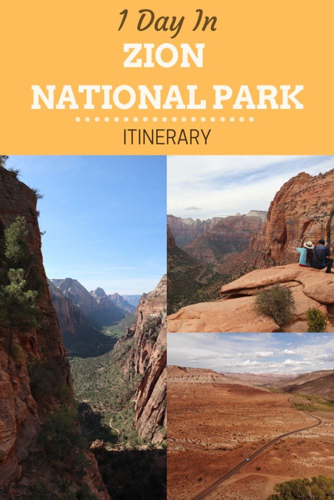 1 Day In Zion National Park ITINERARY - pin