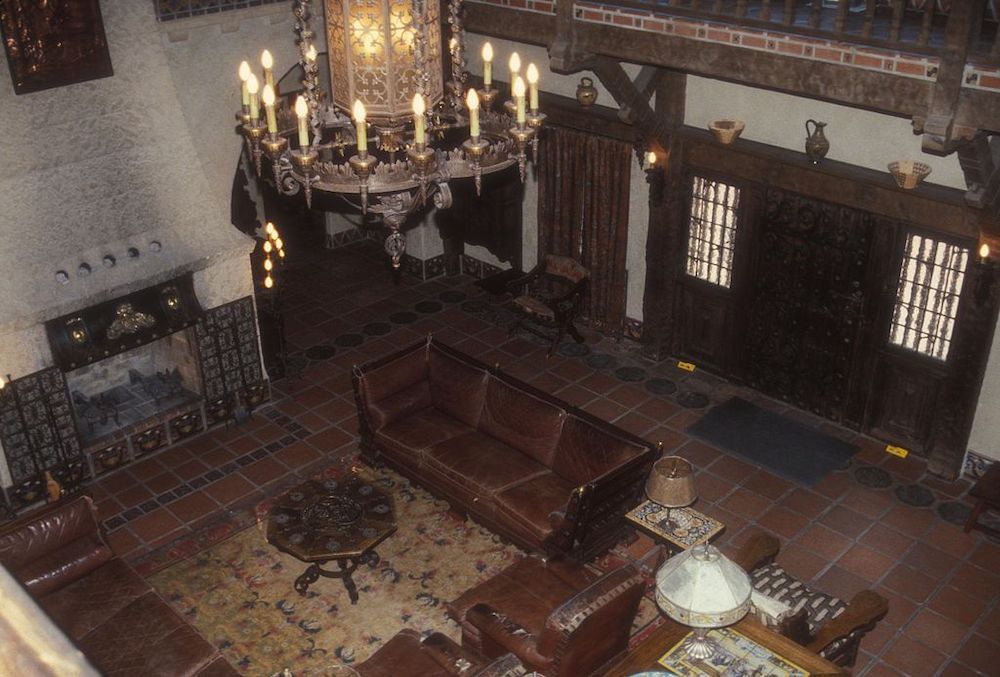 Interior of Scottys Castle Death Valley by JERRYE AND ROY KLOTZ MD