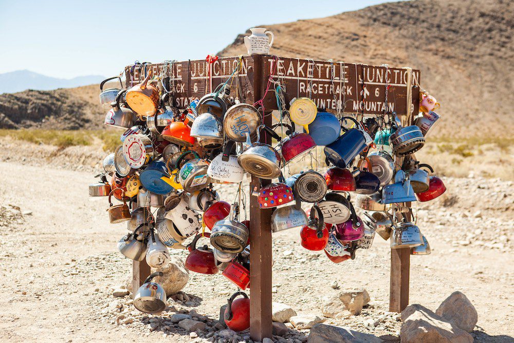 Teakettle Junction Death Valley California by Anthony Quintano
