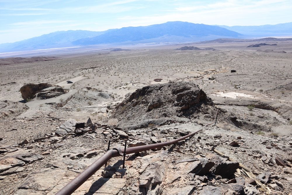 View of Death Valley from Keane Wonder Mine and Mill