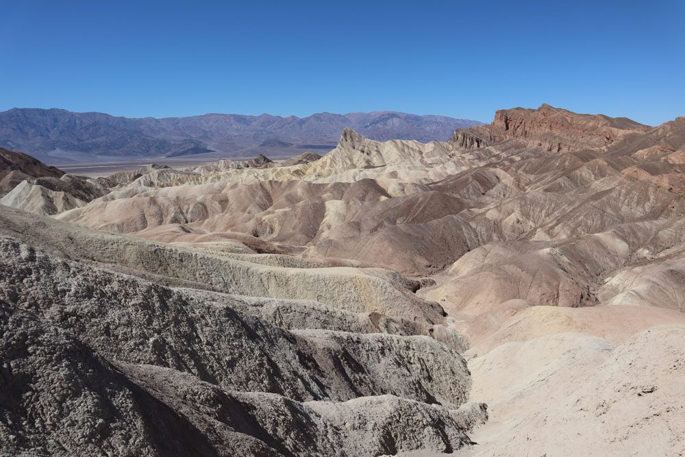Zabriskie Point Death Valley badland canyons