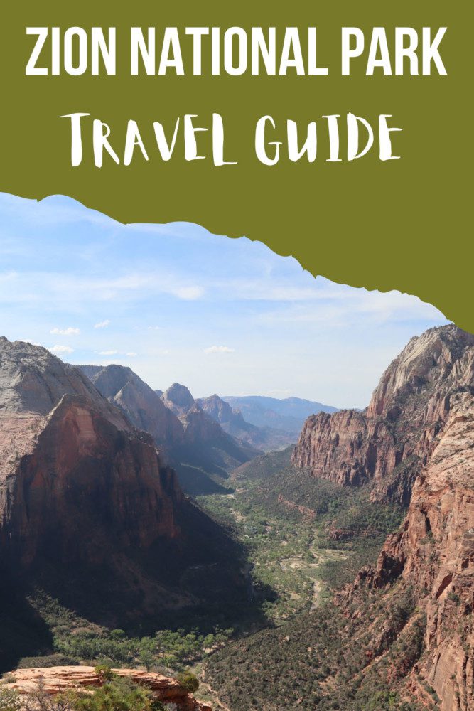 Zion National Park Travel Guide - pin