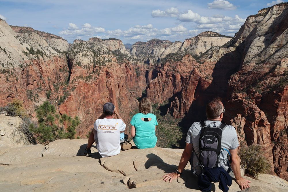 zion canyon from angel's landing