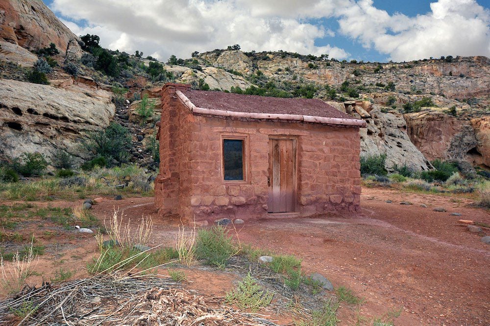 Behunin Cabin - Capitol Reef by Terry Wasson