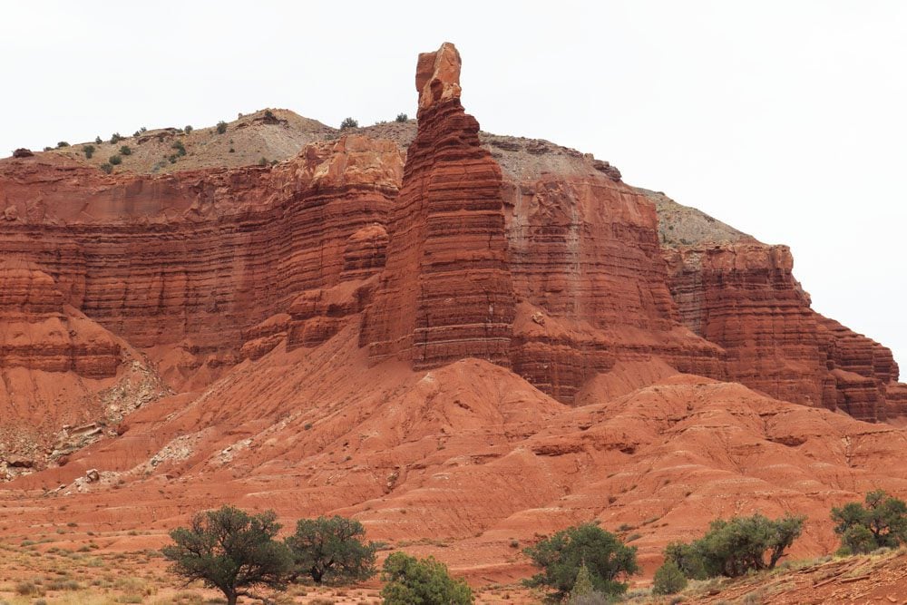 Chimney Rock Capitol Reef NP - Utah