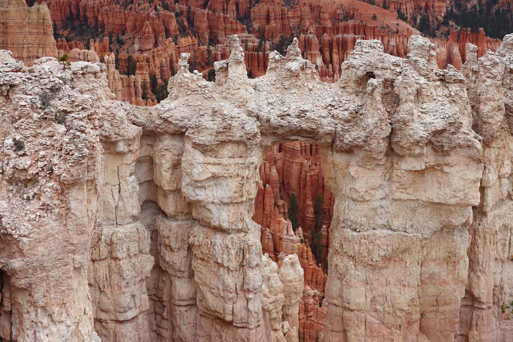 Limestone window in Bryce Canyon