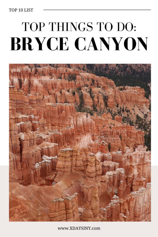 Top Things To Do In Bryce Canyon - pin