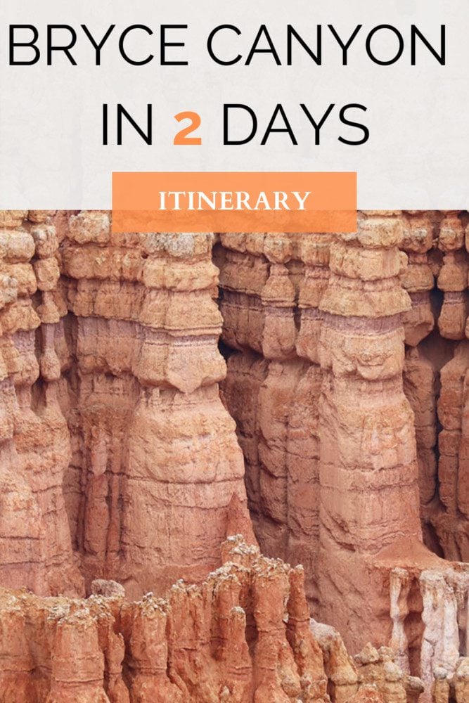 Two Days In Bryce Canyon Itinerary - pin