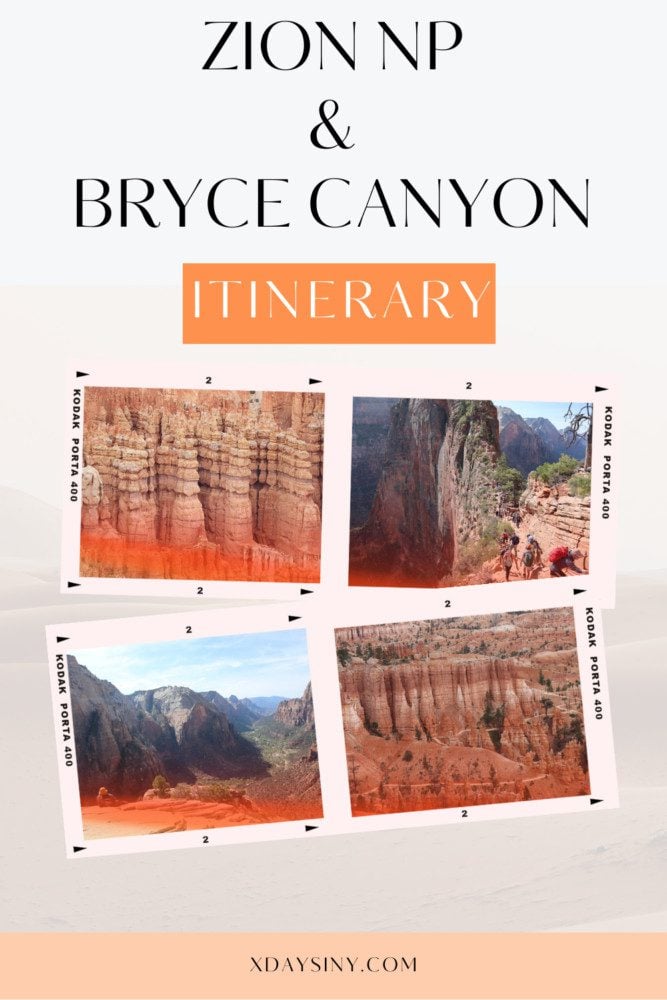 Zion and Bryce Canyon Travel Guide - pin
