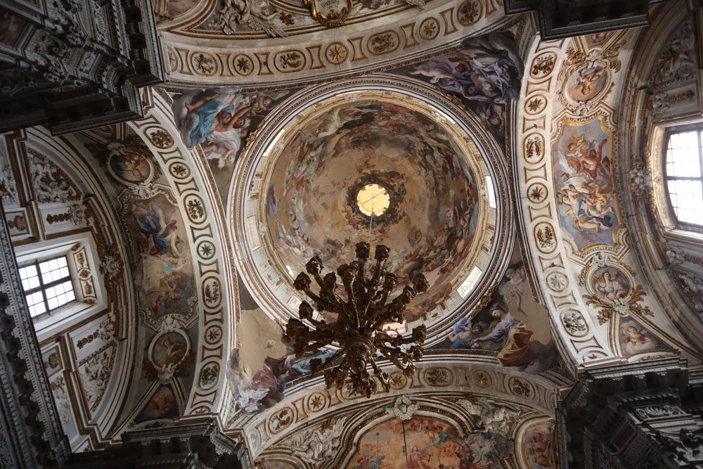 Dome interior - Chiesa di Santa Caterina d'Alessandria - Palermo Sicily