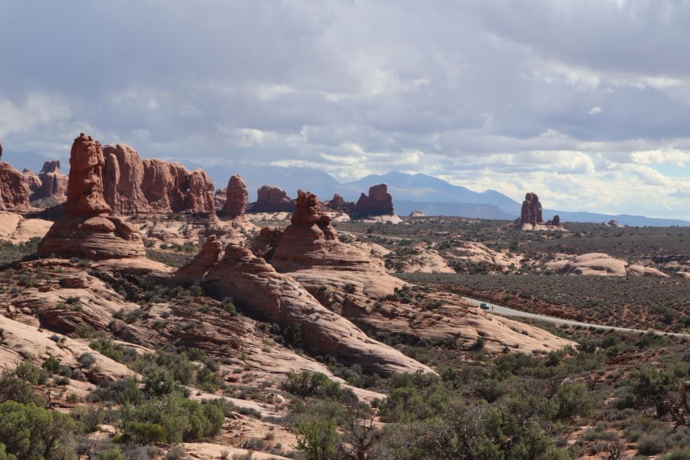 Parade of Elephants from Garden of Eden Viewpoint - Arches National Park
