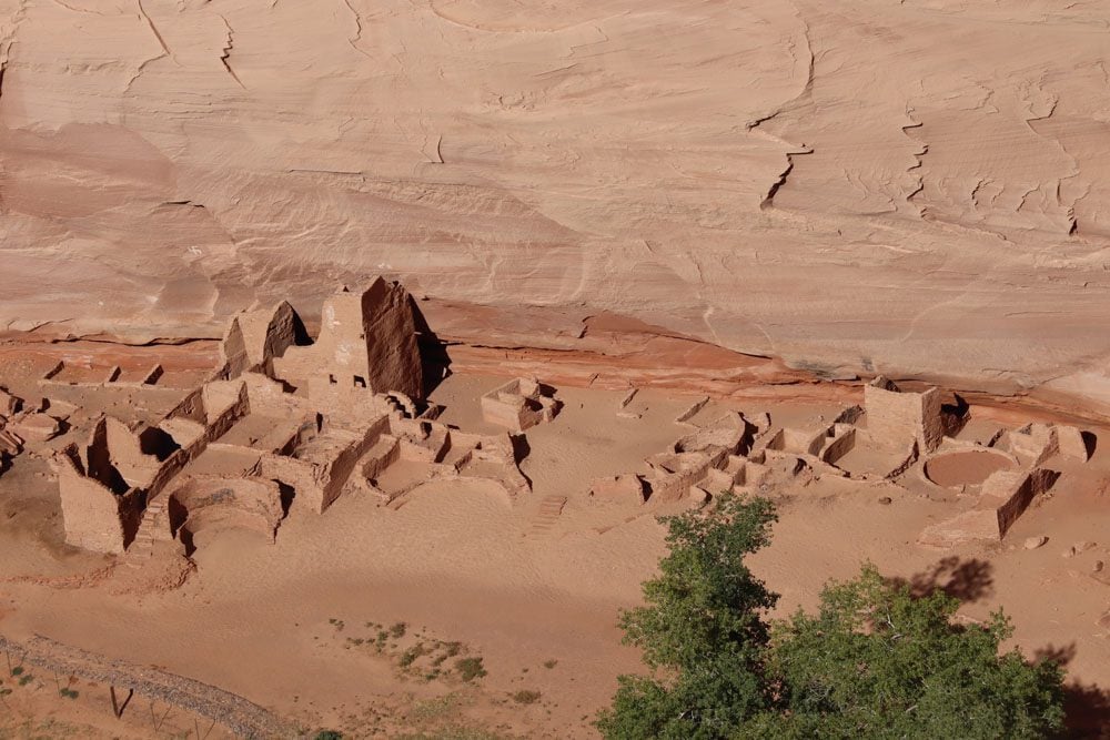 Antelope House from overlook - Canyon de Chelly
