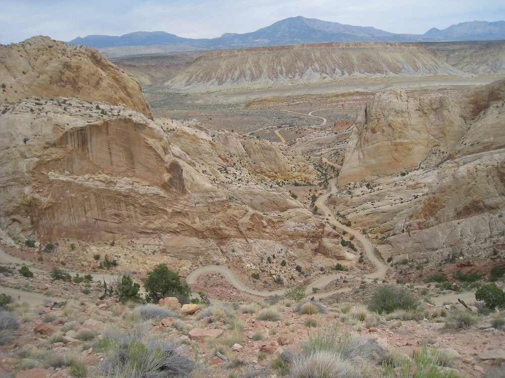 Burr Trail Switchbacks - Grand Staircase - Capitol Reef - by The Greater Southwestern Exploration Company