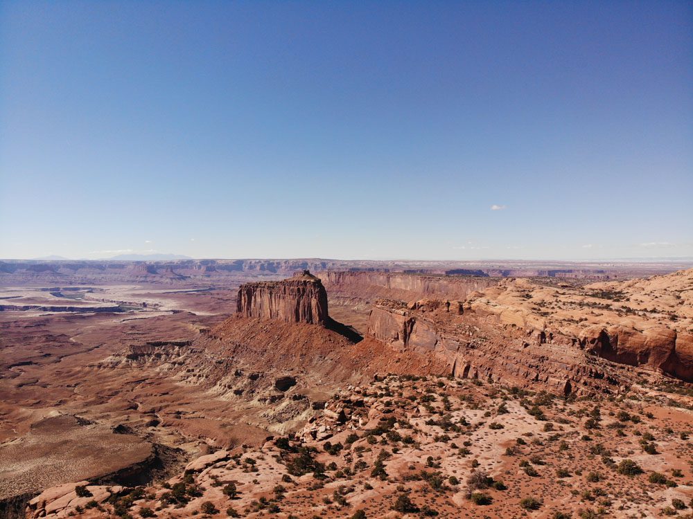 Island-in-the-Sky-from-the-air-Canyonlands-National-Park-Utah