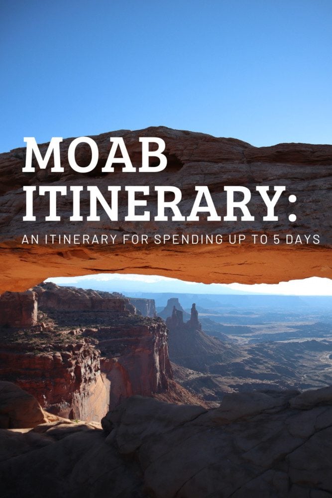 Moab Itinerary How To Spend Up To 5 Days In Moab - pin 2