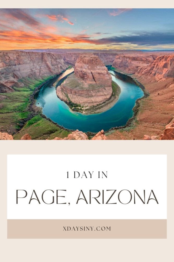 1 Day In Page, Arizona Itinerary - pin