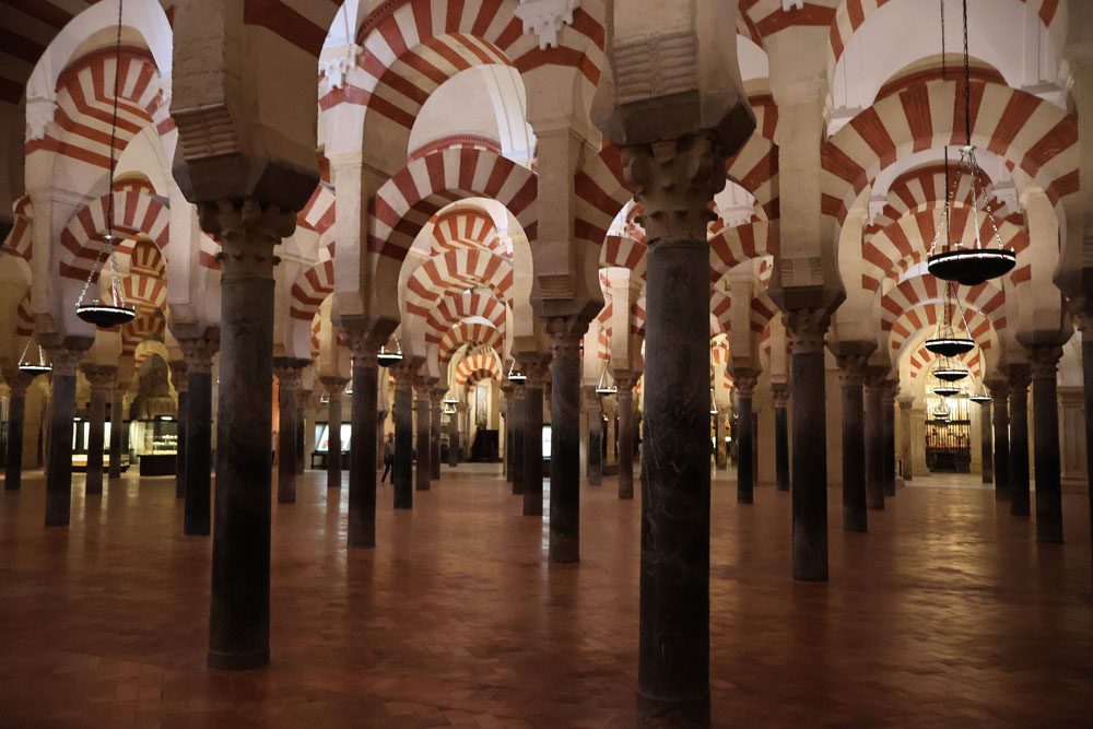 Arches in Mezquita - Cordoba - Andalusia Southern Spain