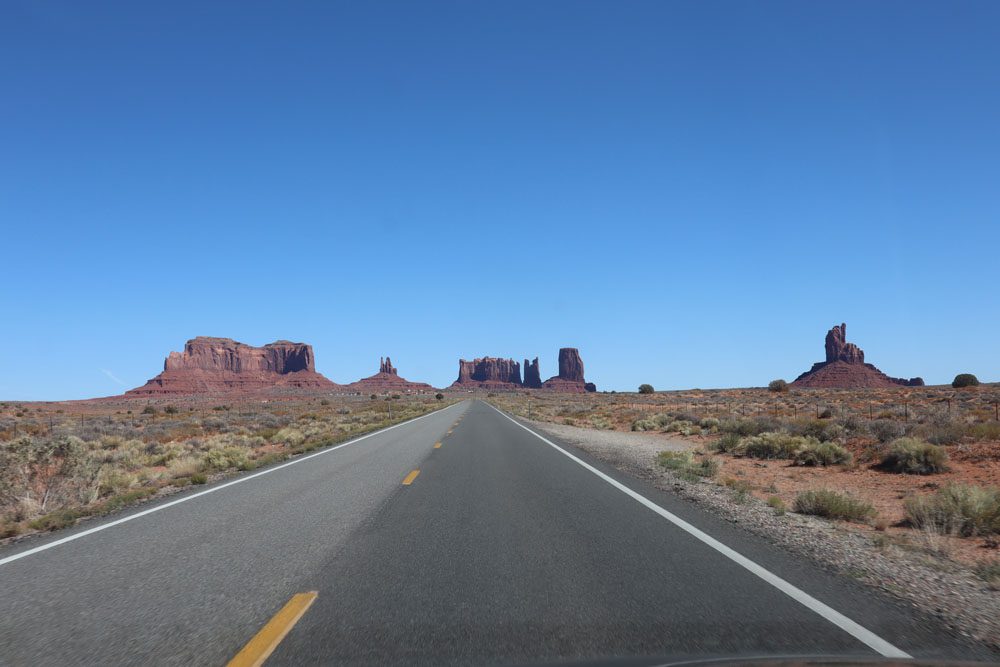 Driving to Monument Valley