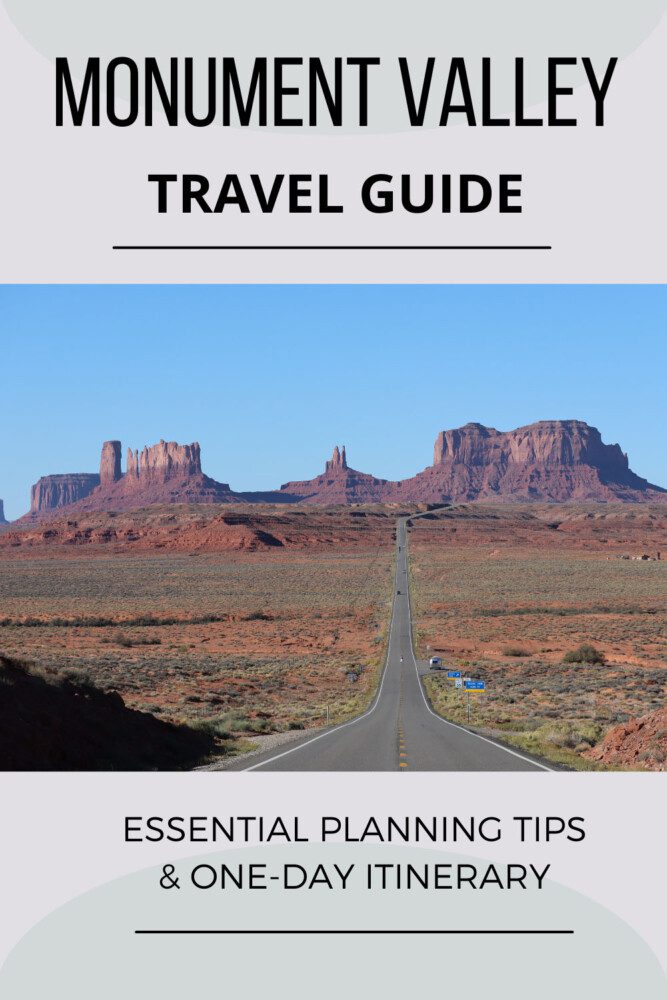 Monument Valley Travel itinerary - pin