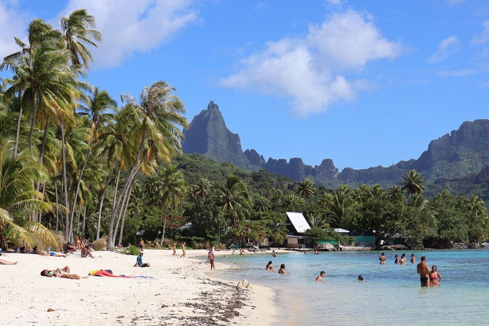 Taahiamanu Beach Moorea - French Polynesia