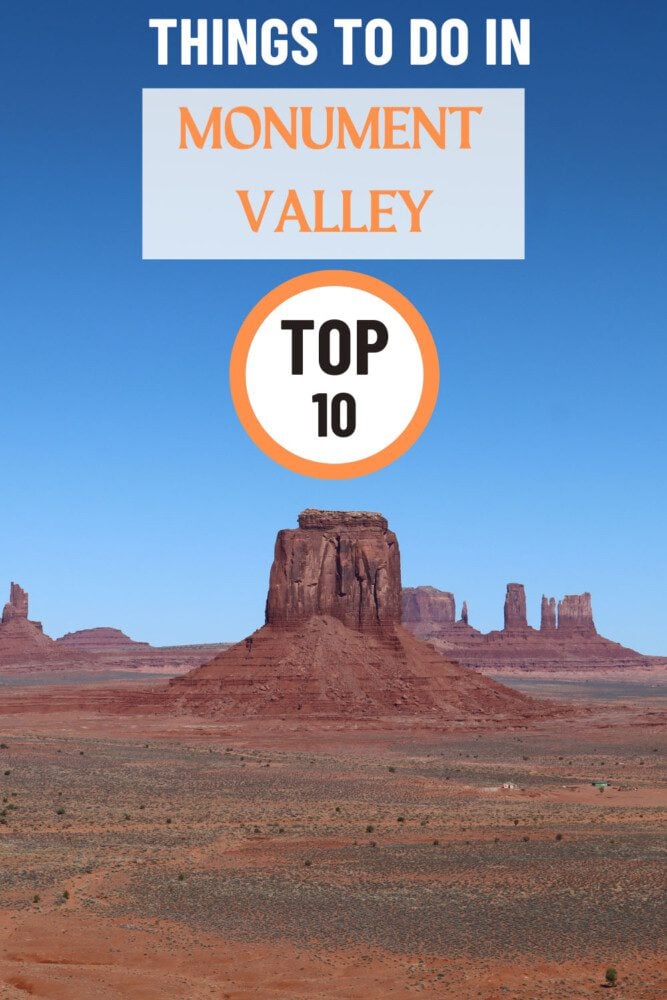 Top Things To Do In Monument Valley - pin