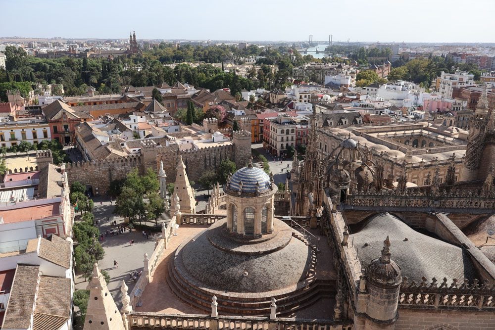 View from Giralda - Seville Cathedral - Andalusia Southern Spain
