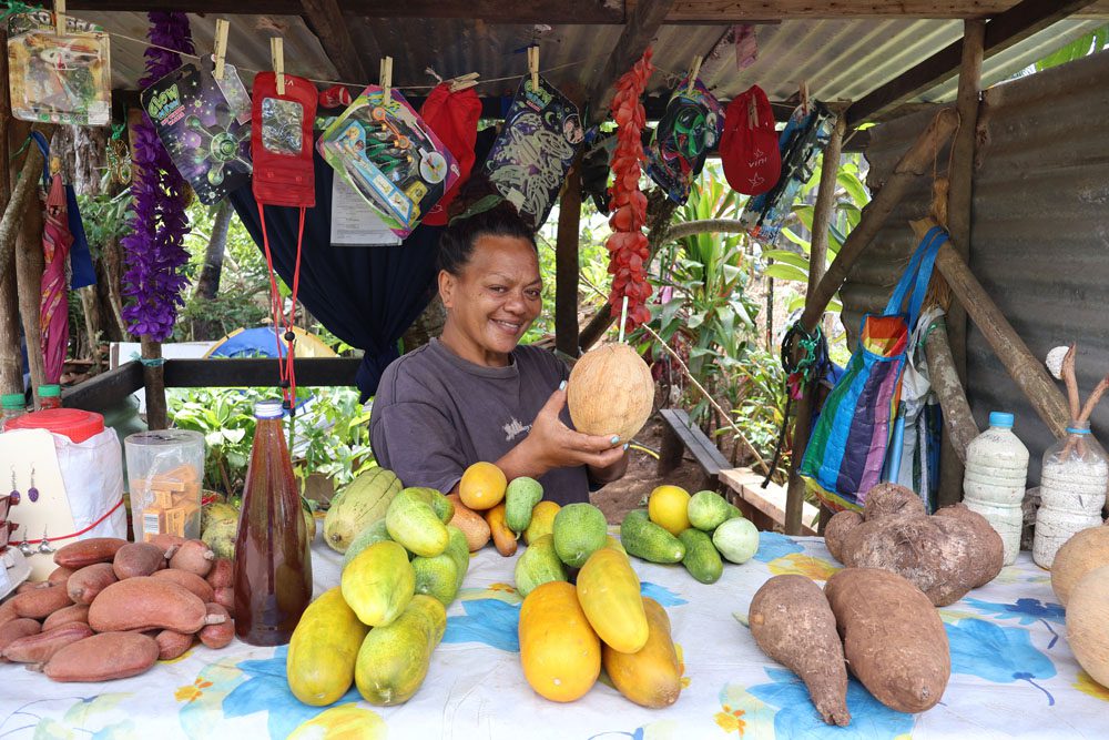 fruit stand - Tahaa French Polynesia