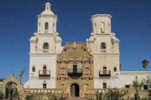 San Xavier del Bac Mission - Tucson - Image by Packbj