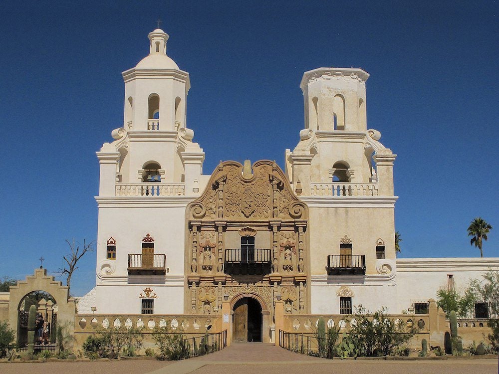 San Xavier del Bac Mission - Tucson - Image by Packbj
