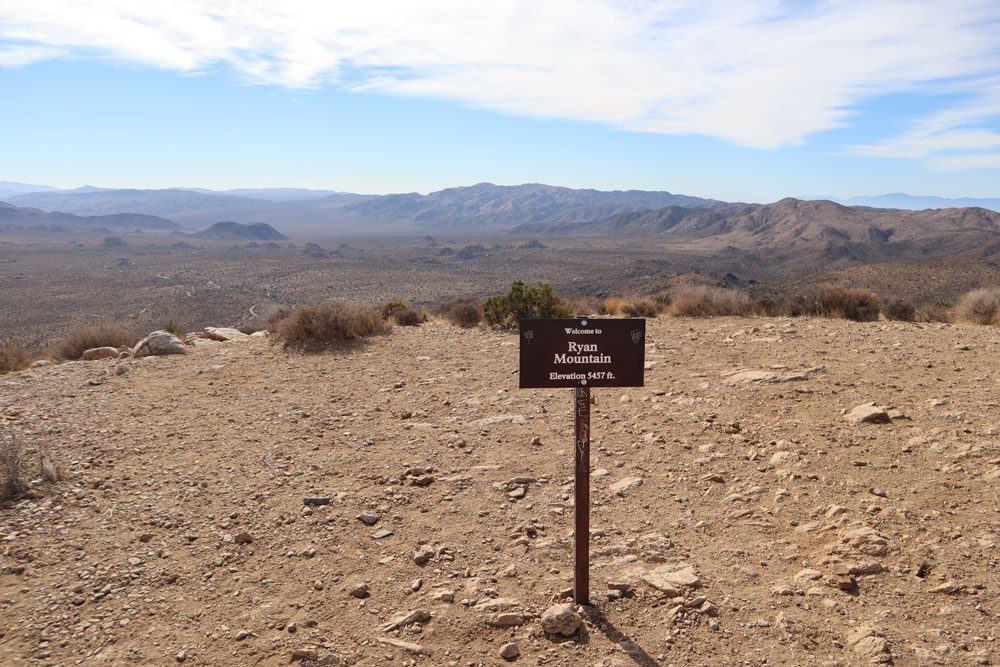 Mount Ryan Summit Joshua Tree National Park california