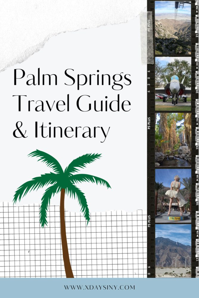 Palm Springs Travel Itinerary - pin