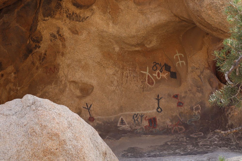 Petroglyphs on Barker Dam Nature Trail - Joshua Tree National Park california