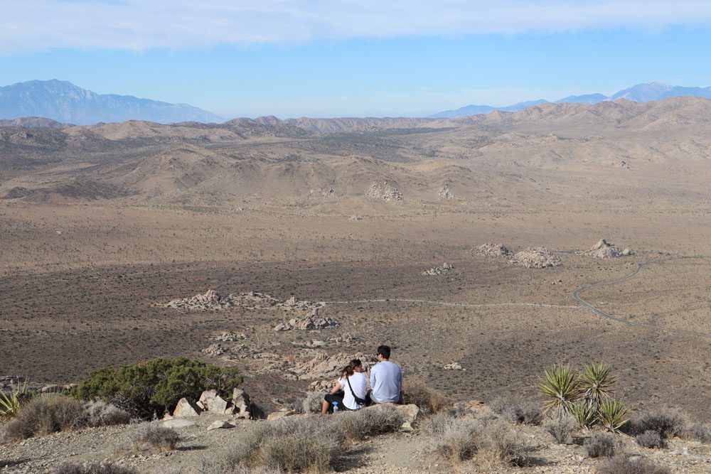 View from Ryan Mountain Hike - Joshua Tree National Park california