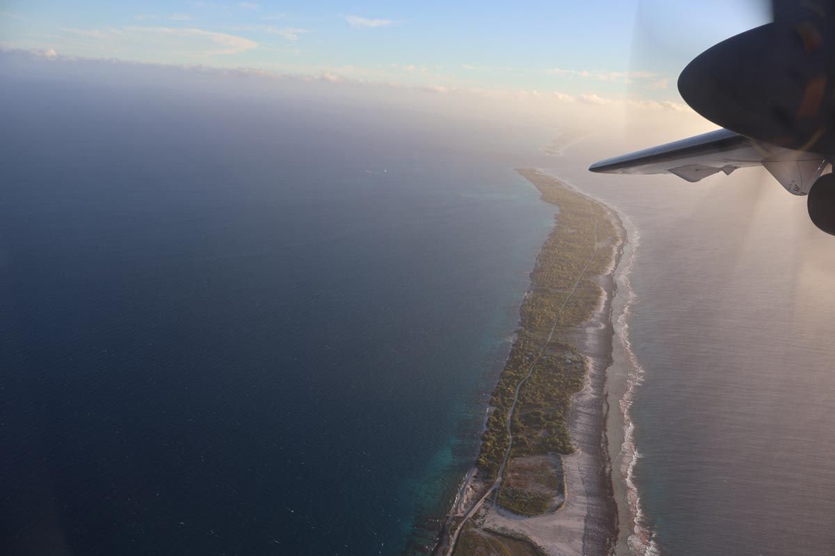 Fakarava - French Polynesia - flight