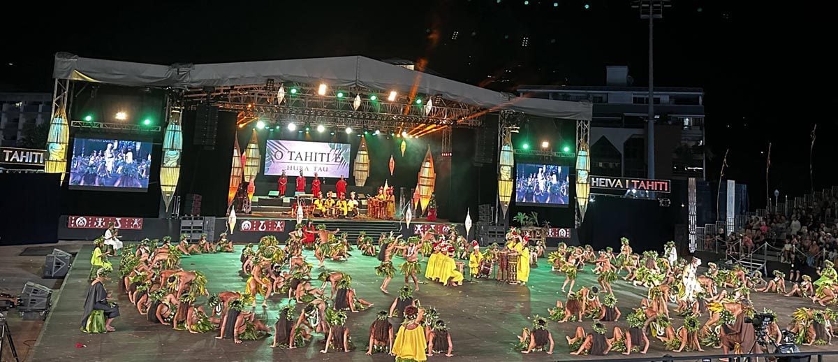 Heiva Festival in Tahiti - evening song and dance competition 1