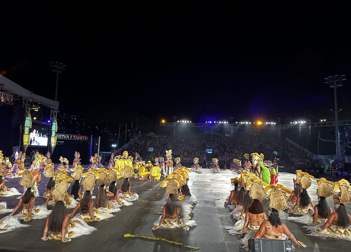 Heiva Festival in Tahiti - evening song and dance competition 2