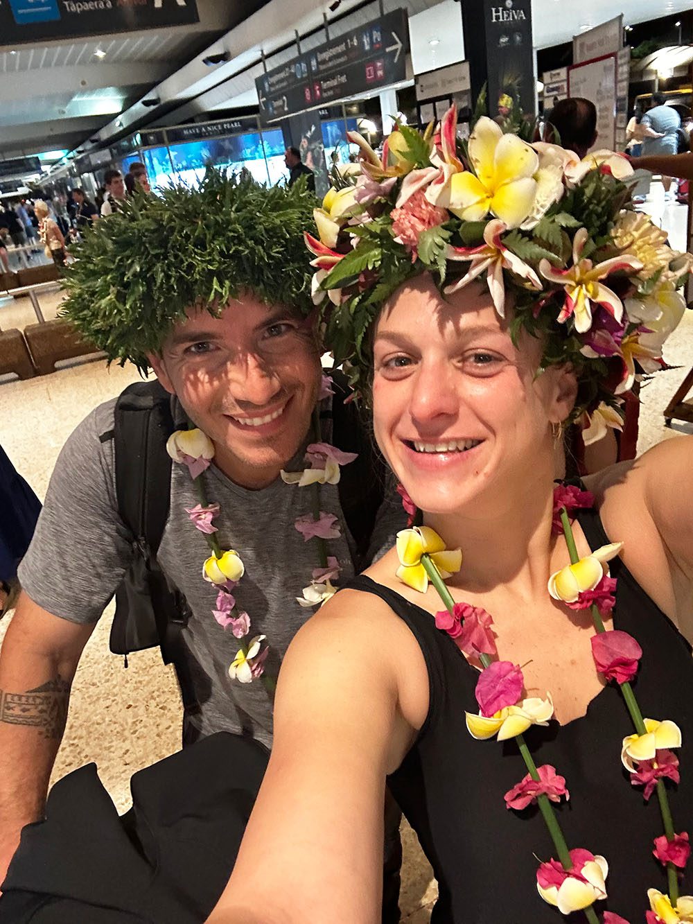 Honeymoon in Tahiti - flowers