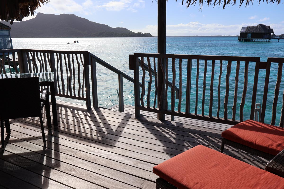 InterContinental Thalasso Resort Bora Bora - overwater bungalow deck
