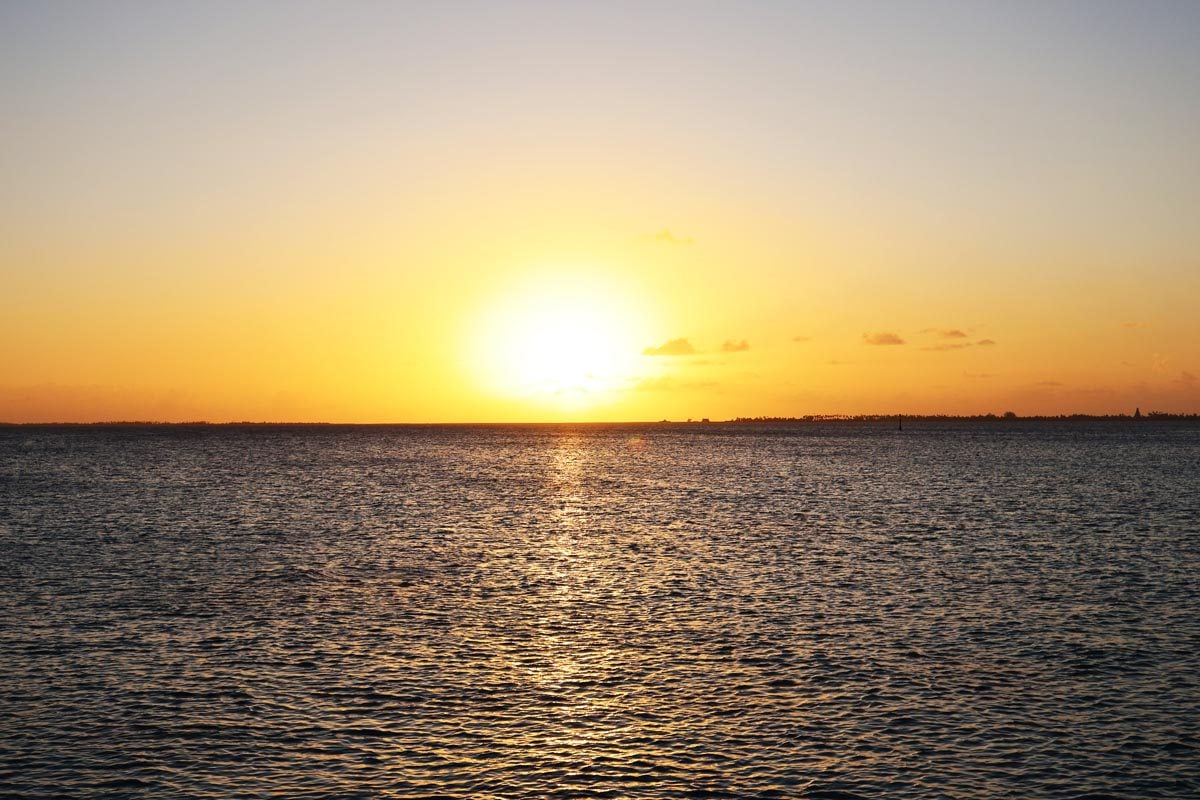 Pension Havaiki Lodge - Fakarava North - French Polyensia - sunset