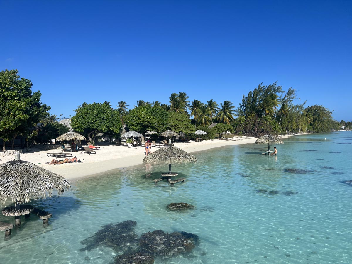 Pension Havaiki Lodge - Fakarava North - French Polyensia - the beach