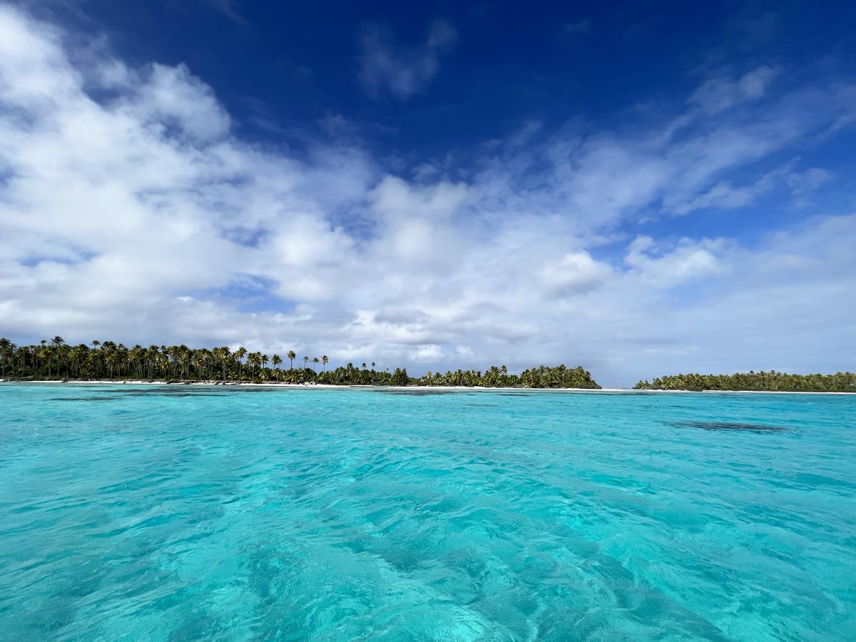 Reef Island - Rangiroa - French Polynesia - the lagoon