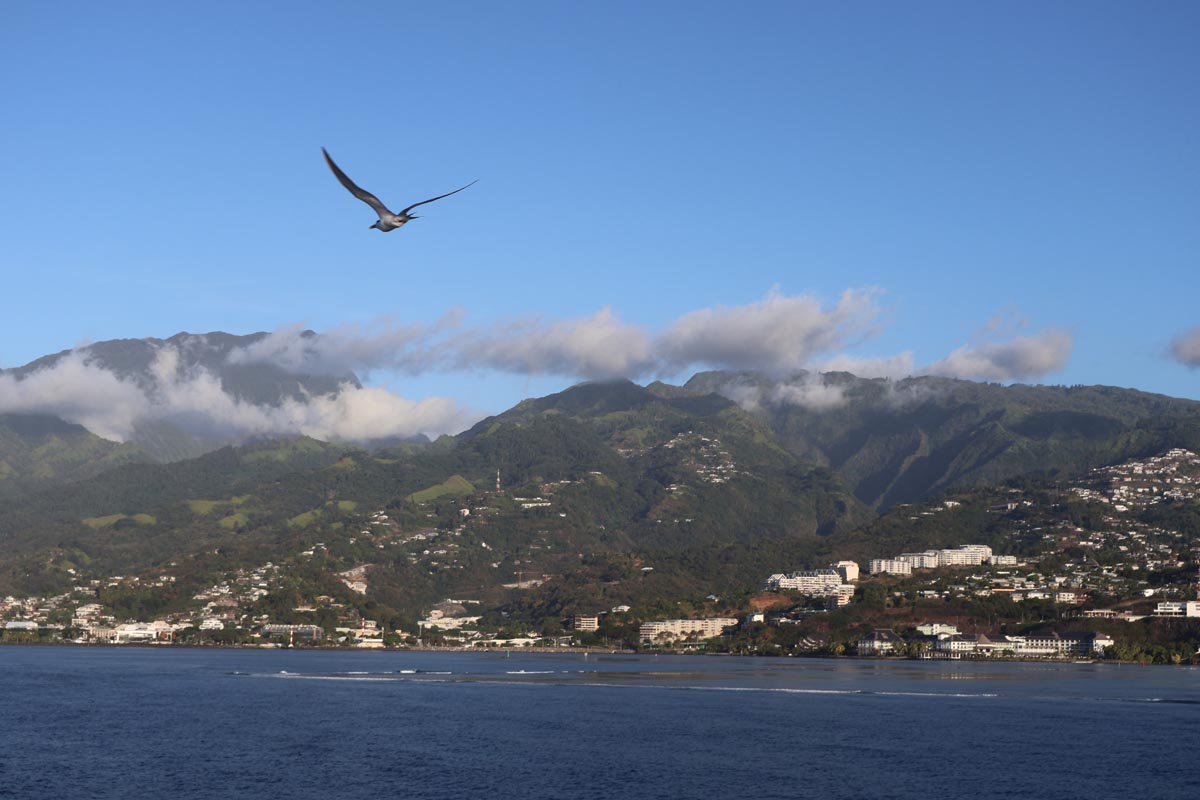 Tahiti's skyline