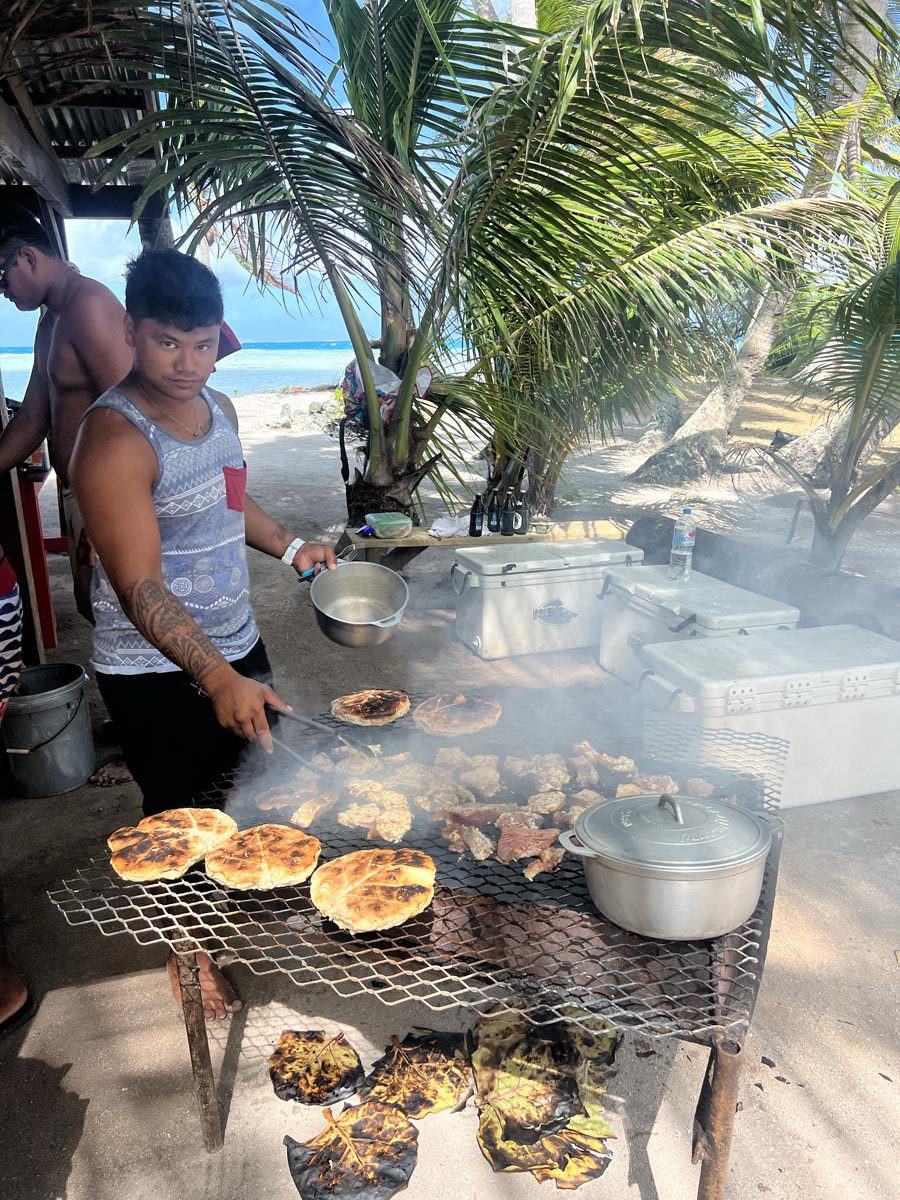 The Blue Lagoon Rangiroa - coconut bread