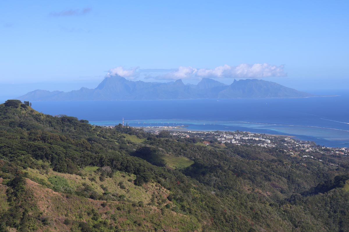 View of Moorea from Tahiti