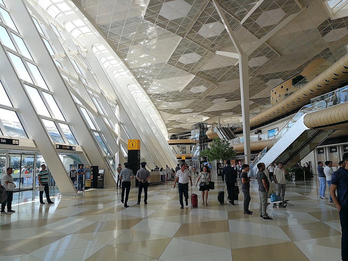 Baku Heydar Aliyev International Airport in Azerbaijan