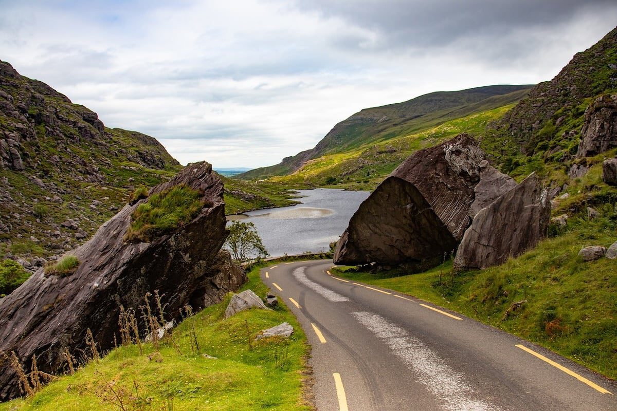 The Gap of Dunloe on the ring of kerry Ireland