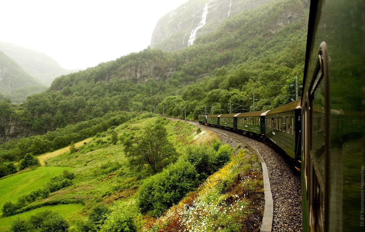 The Flåm Railway in Norway